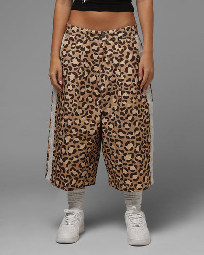 Loiter Lace Jorts Leopard