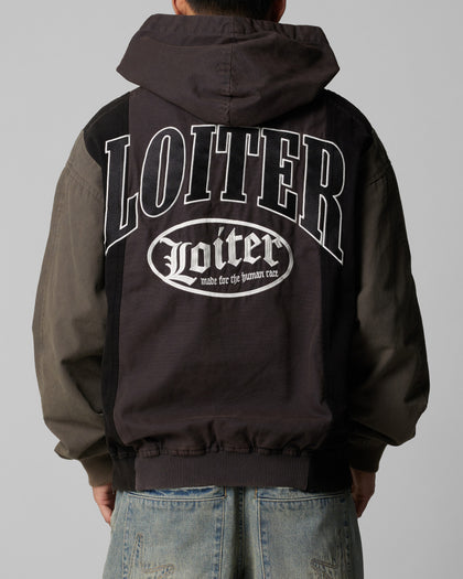 SPLINTER HOODIE - Black/Charcoal