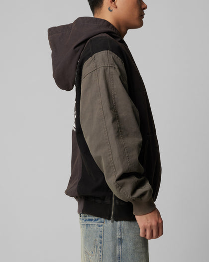 SPLINTER HOODIE - Black/Charcoal