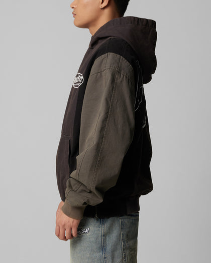 SPLINTER HOODIE - Black/Charcoal