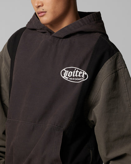 SPLINTER HOODIE - Black/Charcoal