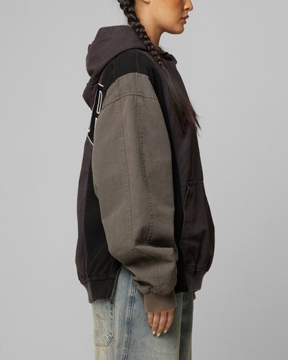 SPLINTER HOODIE - Black/Charcoal