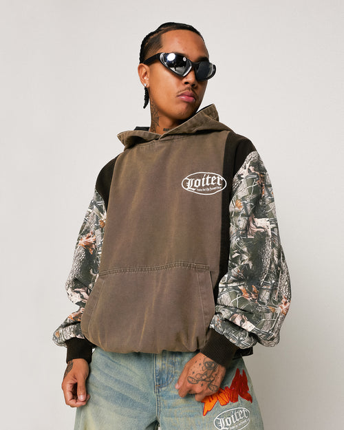 SPLINTER HOODIE - Khaki/Camo