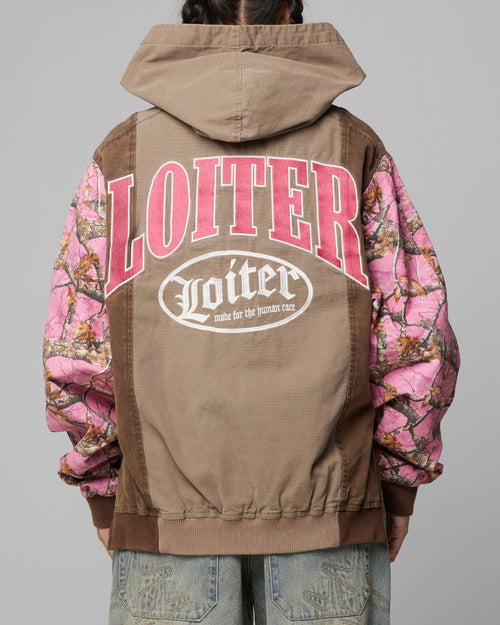 Splinter Hoodie Pink Camo