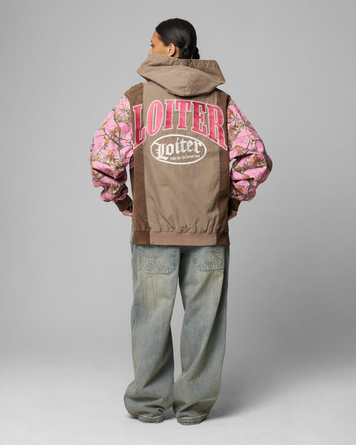 SPLINTER HOODIE - Pink Camo