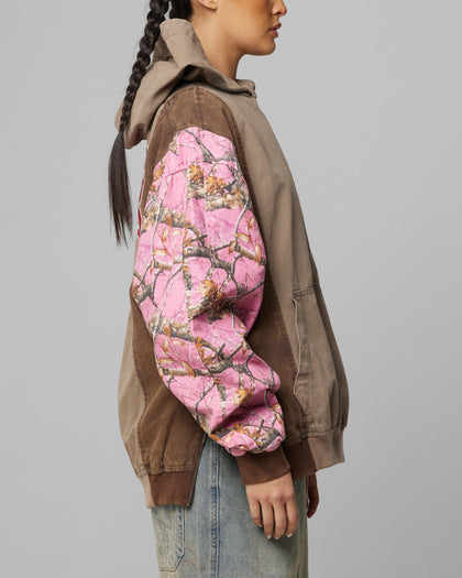 Splinter Hoodie Pink Camo