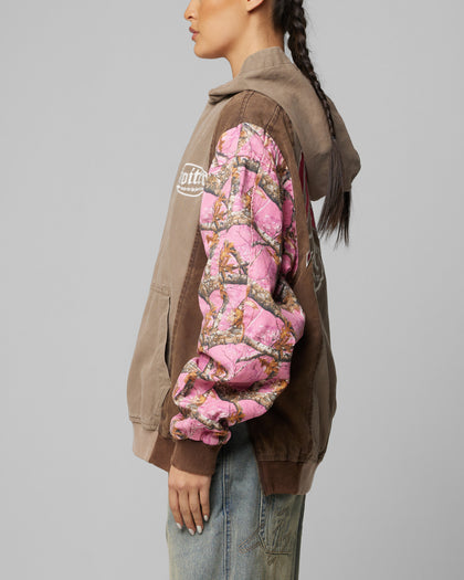 Splinter Hoodie Pink Camo