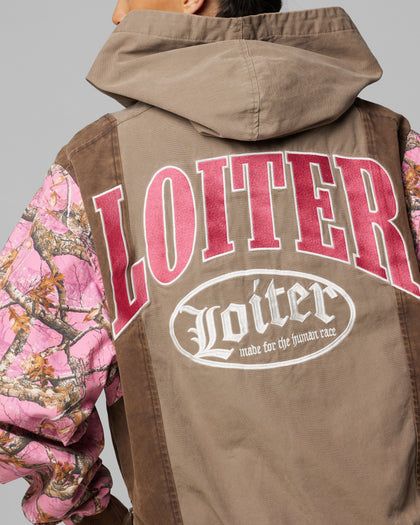 SPLINTER HOODIE - Pink Camo