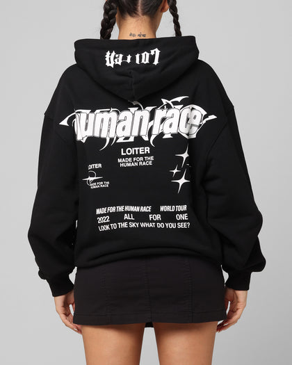 Rave Zip Hoodie Black