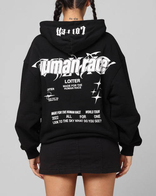 Rave Zip Hoodie Black