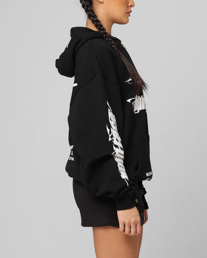 RAVE ZIP HOOD - Black