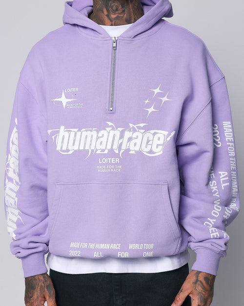 Rave Zip Hoodie Lilac