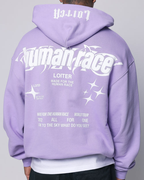 Rave Zip Hoodie Lilac