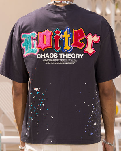 CHAOS THEORY TEE - Charcoal