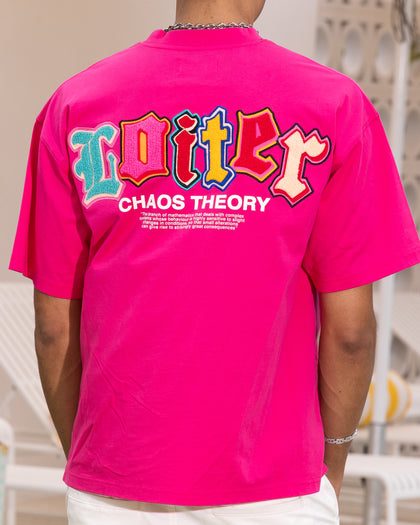 CHAOS THEORY TEE - Hot Pink