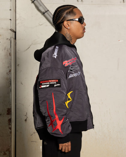 LOITER X ANTI RACER BOMBER  JA - Charcoal