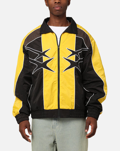 PARADISE TRACK JACKET - Black/Yellow