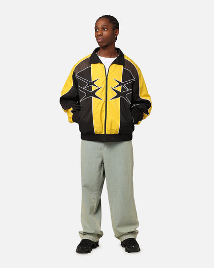 PARADISE TRACK JACKET - Black/Yellow