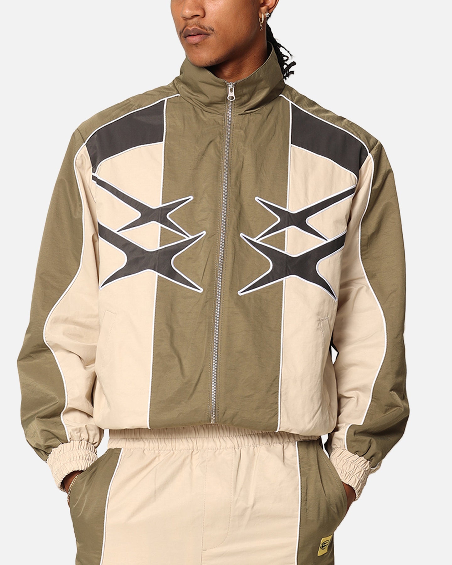 Paradise Track Jacket Stone/Khaki | Loiter
