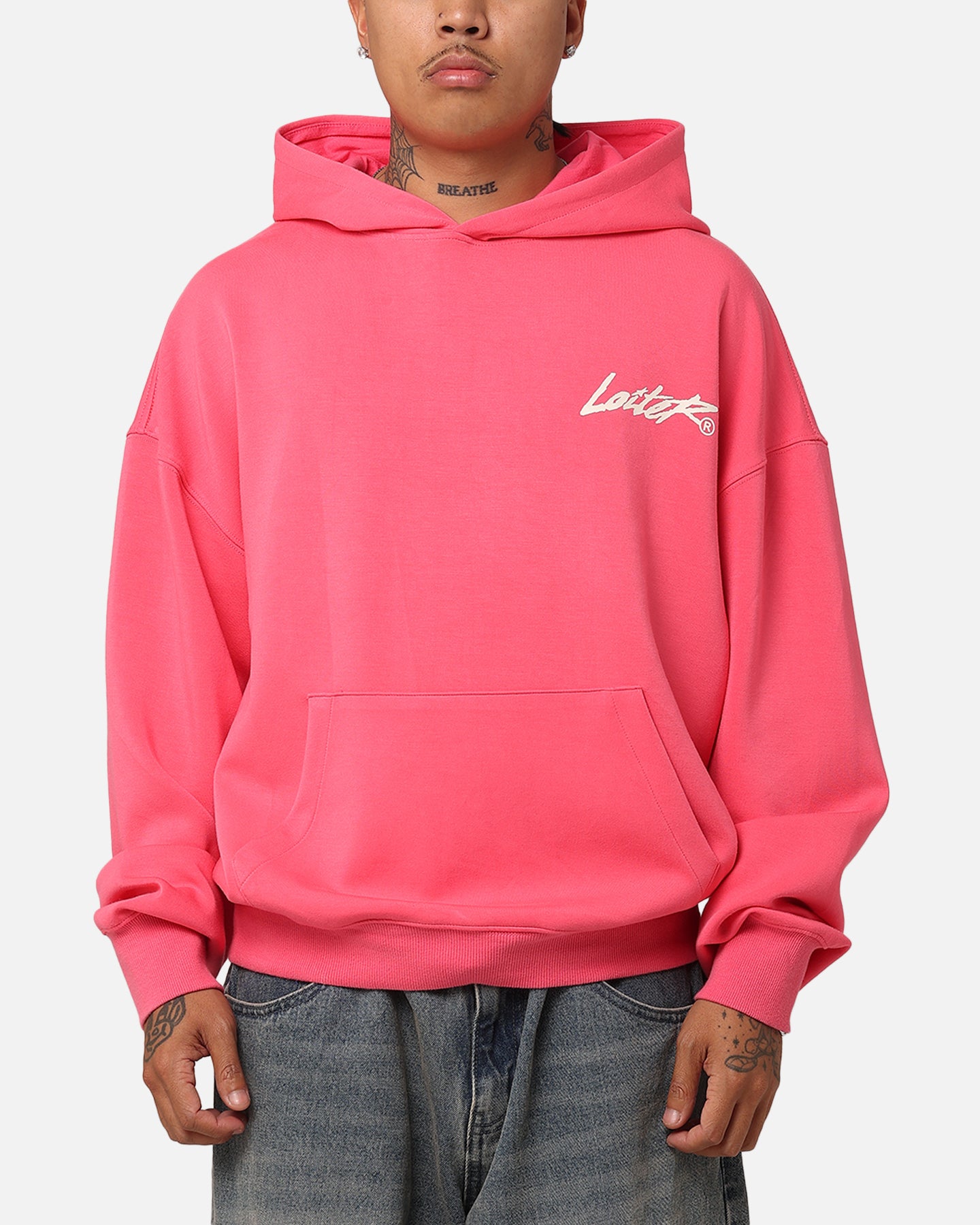 CHROMA PREMIUM HOODIE Pink Loiter