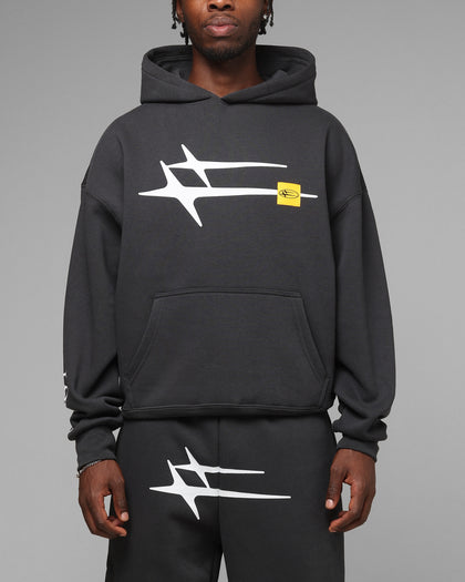 Loiter Hybrid Hoodie Charcoal
