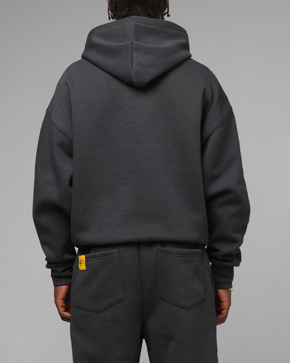 Loiter Hybrid Hoodie Charcoal