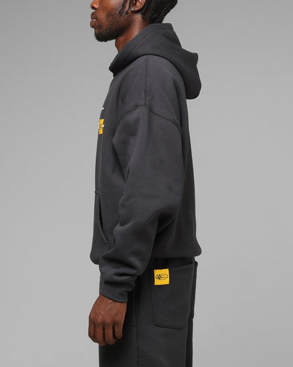 Loiter Hybrid Hoodie Charcoal