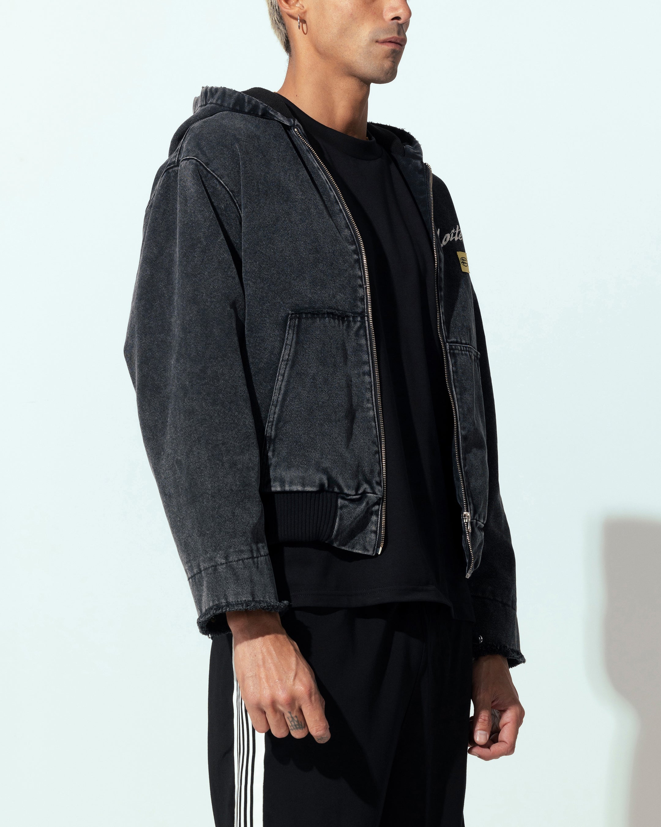 WORKWEAR ZIP JACKET - Vintage Black | Loiter WORKWEAR ZIP JACKET - Vintage Black | Loiter