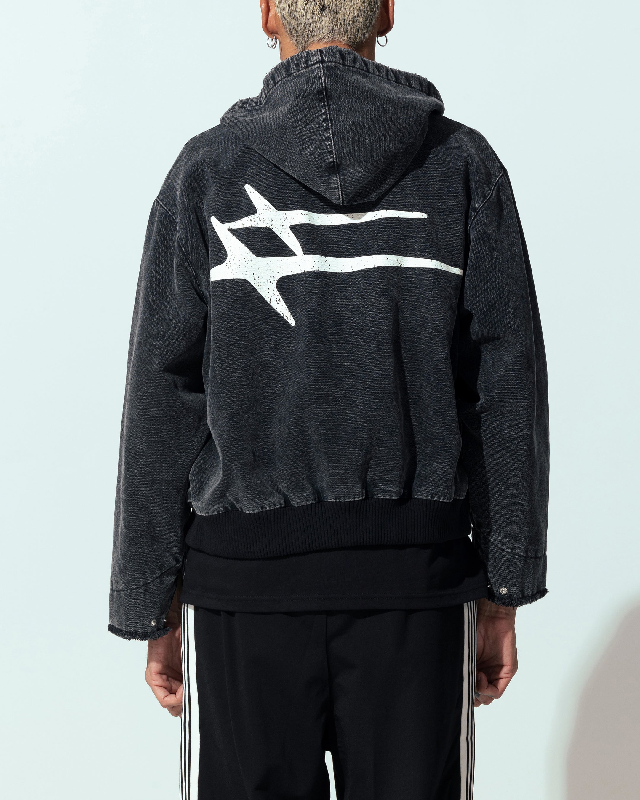 Workwear Zip Jacket Vintage Black | Loiter