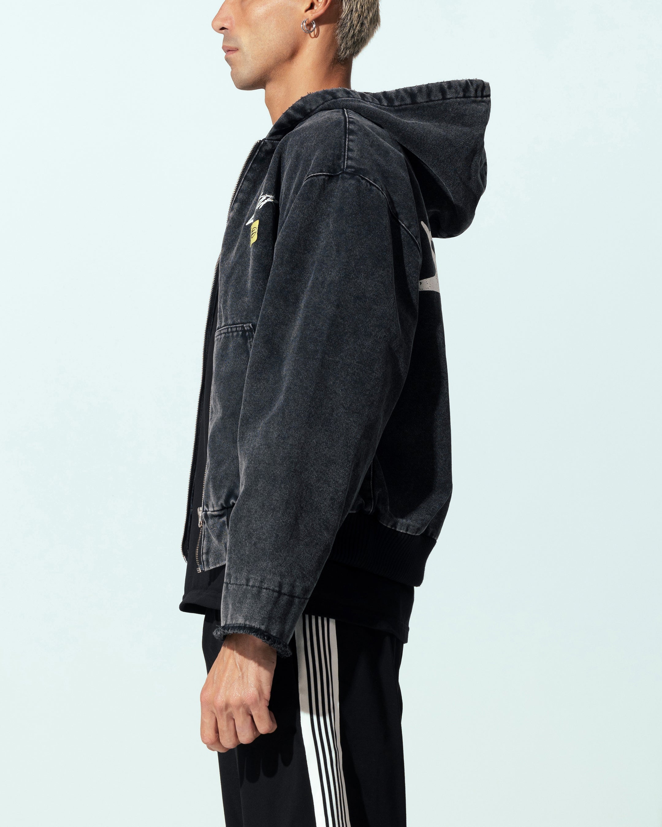 WORKWEAR ZIP JACKET - Vintage Black | Loiter