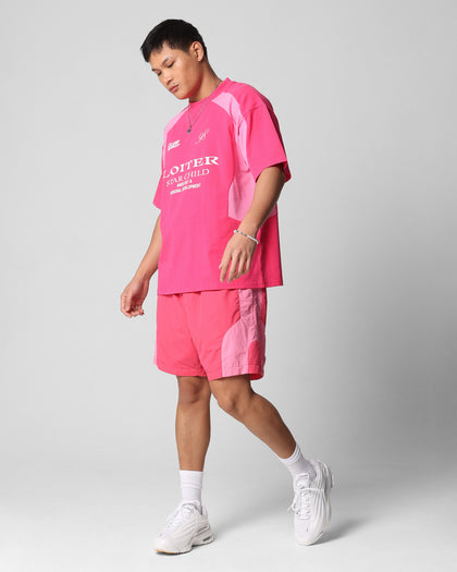 SUBCULTURE PANEL TEE - Pink