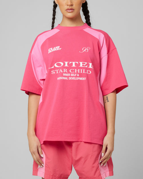 Subcultural Panel T-Shirt Pink