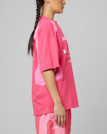 SUBCULTURE PANEL TEE - Pink