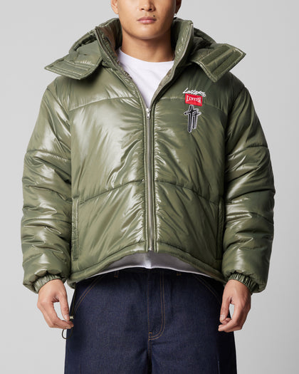 Star Born Puffer Jacket Green