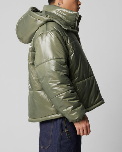 Star Born Puffer Jacket Green