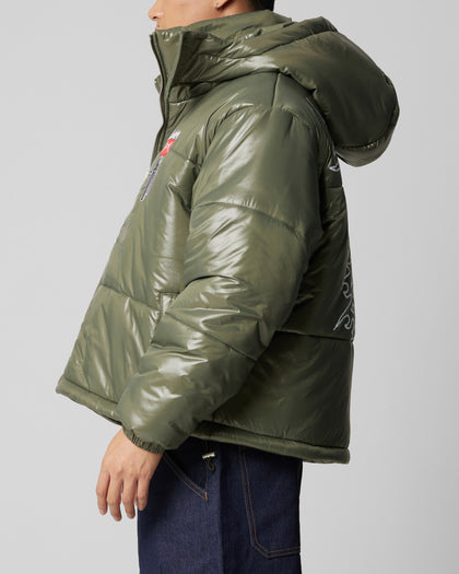 Star Born Puffer Jacket Green