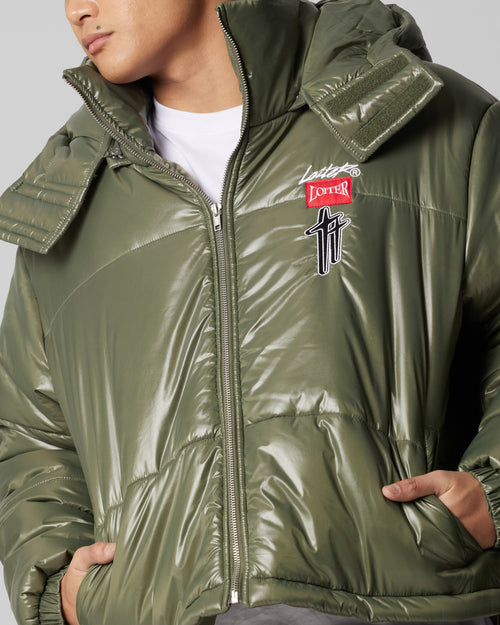 STAR BORN PUFFER JACKET - Green