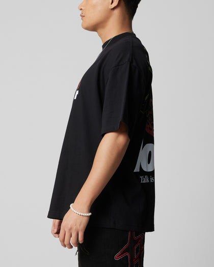 STRAWBERRY TEE - Black