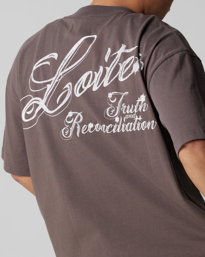 TRUTH AND RECONCILIATION TEE - Charcoal