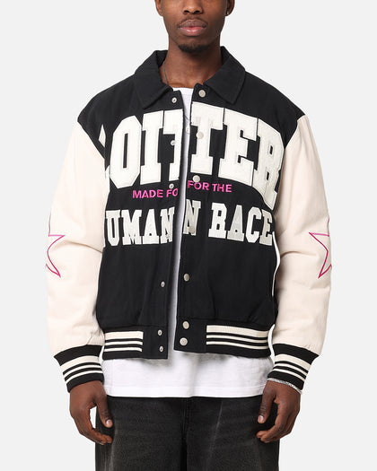 VICE CITY VARSITY JACKET - Black