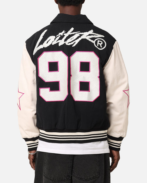 VICE CITY VARSITY JACKET - Black