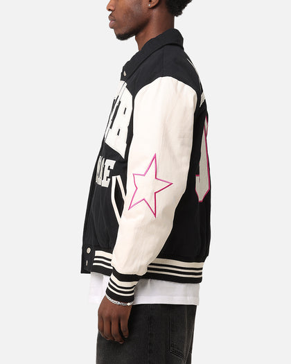 VICE CITY VARSITY JACKET - Black