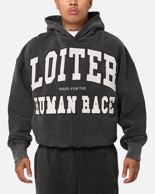 COLLEGE DROPOUT HOODIE - Washed Black