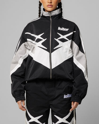 Hybrid Track Jacket Black/Grey