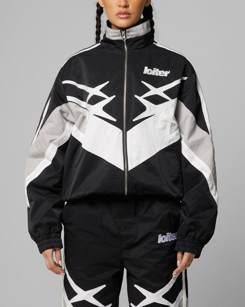 Hybrid Track Jacket Black/Grey