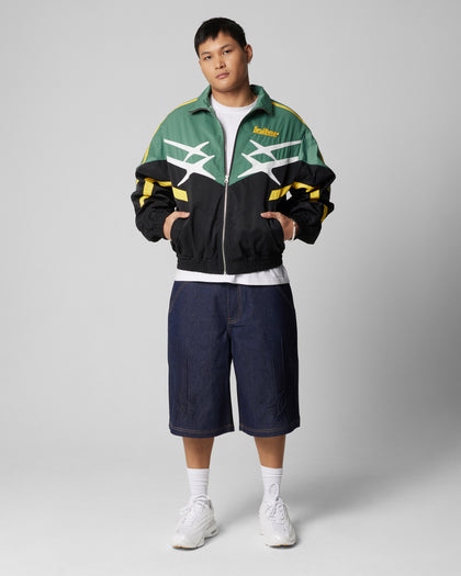 HYBRID TRACK JACKET - Green/Yellow