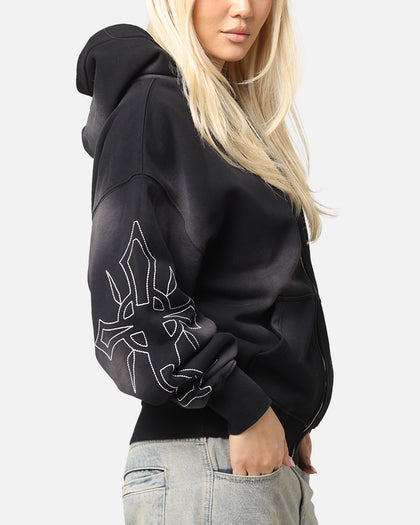 ATMOSPHERE ZIP HOODIE - Vintage Black