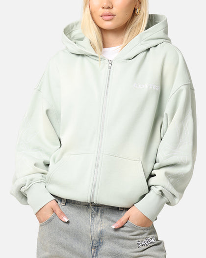 ATMOSPHERE ZIP HOODIE - Washed Green