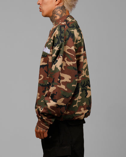 FREEWAY CREWNECK - Woodland Camo