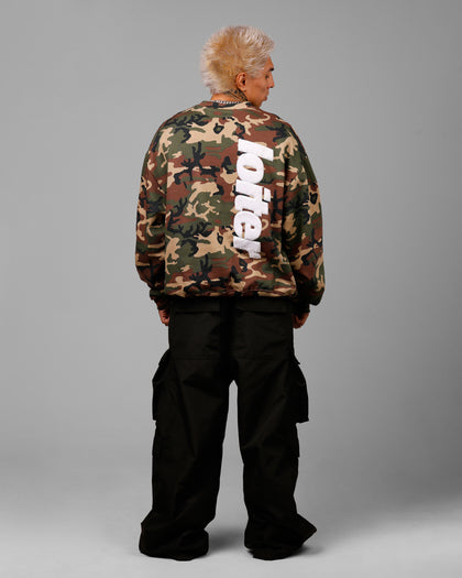 FREEWAY CREWNECK - Woodland Camo